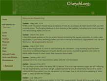 Tablet Screenshot of olwydd.com